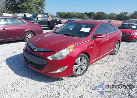 2013 Hyundai Sonata Hybrid Limited z USA, uszkodzony, nr VIN KMHEC4A45DA083863